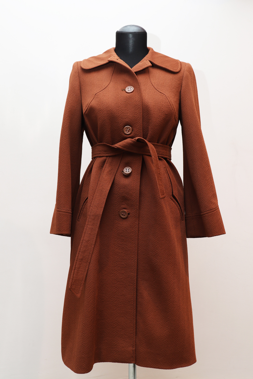 Платье. Кримплен.  1960 – 1970 гг.